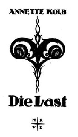 [Gutenberg 44258] • Die Last